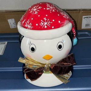 🆕Penguin Cookie Jar- Brand New